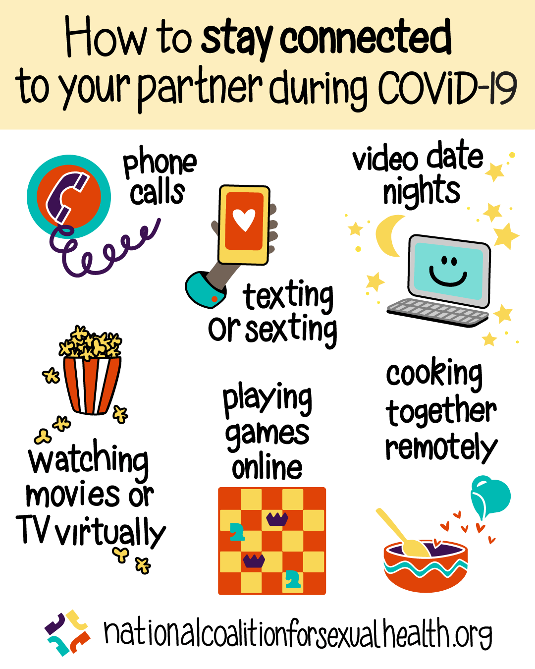 How to stay connected to your partner during COVID-19