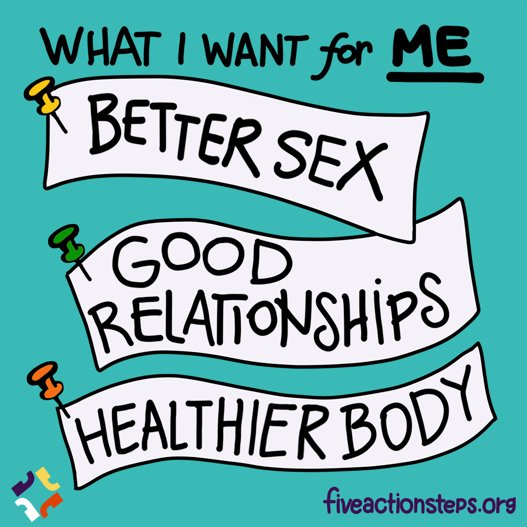 What I want for me: better sex, good relationships, healthier body